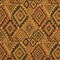 Aztec - Gold & Yellow,Green,Orange & Rust Abstract & Geometric,Global,Southwestern Upholstery Fabric 54 Inches"
